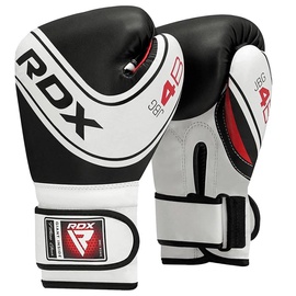 Боксерские перчатки RDX JBG 4 B-4oz, белый/черный, 4 oz