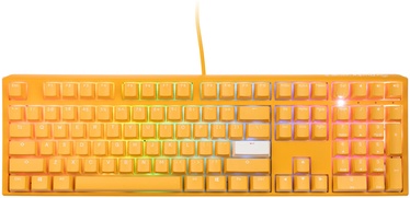 Клавиатура Ducky One 3 Cherry MX Blue Английский (US), желтый