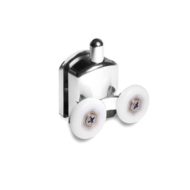 Dubultās pamatnes ritentiņi dušas kabīnei Thema Lux QZ-20 CH2D21, Ø 2.1 cm, 2 gab.