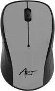 Kompiuterio pelė ART AM-92B, sidabro/juoda