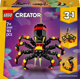 Конструктор LEGO® Creator 3in1 Wild Animals: Surprising Spider 31159, 153 шт.