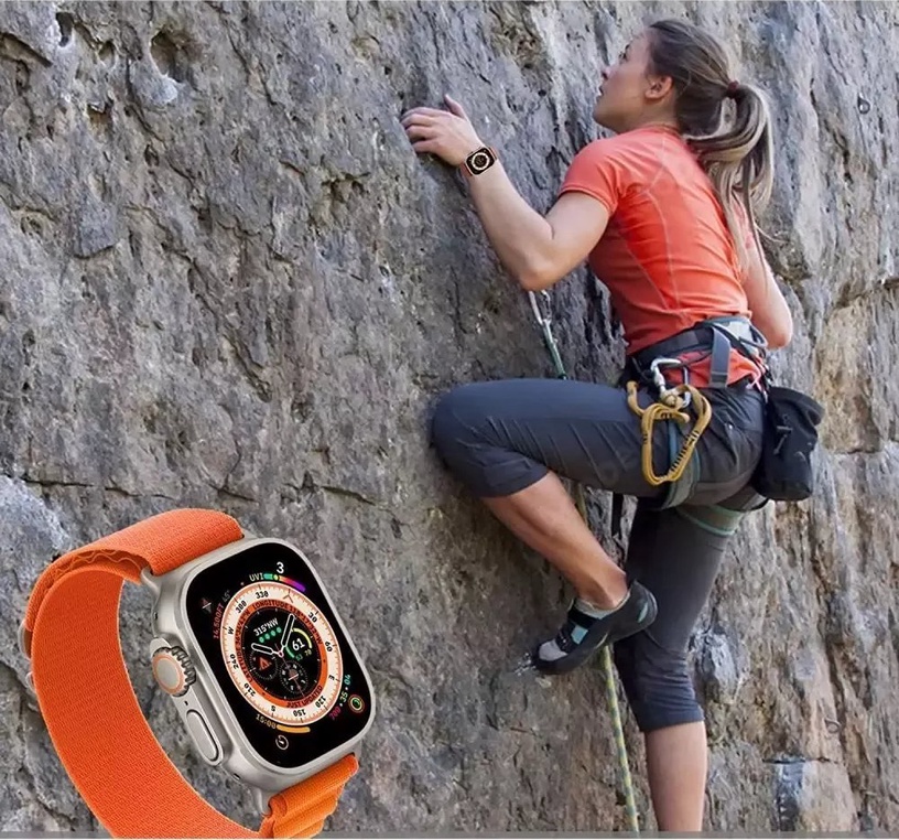 Ремешок 4kom.pl Pro Band for Apple Watch 4/5/6/7/8/SE (38/40/41 mm), oранжевый