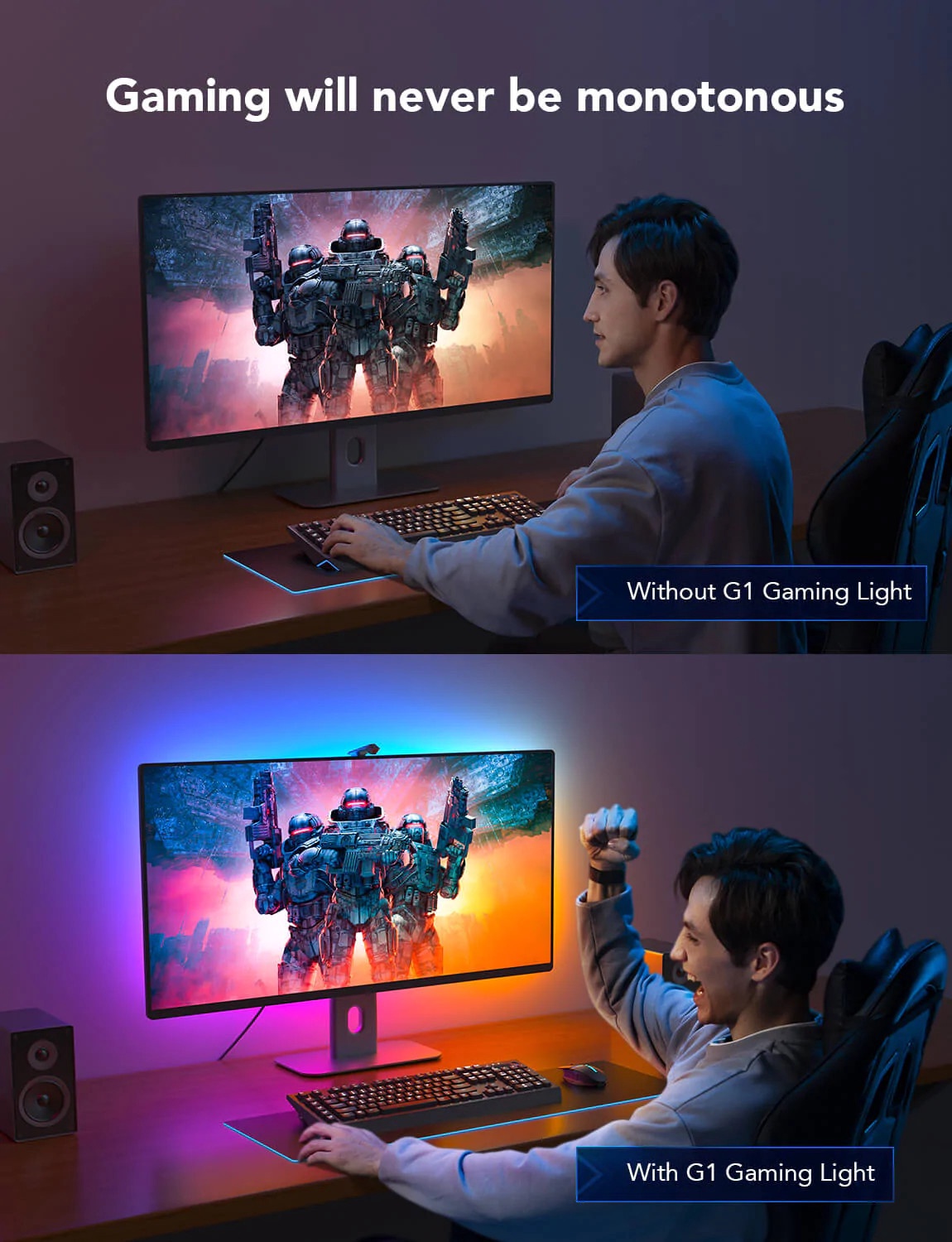 Светодиодная лента Govee DreamView G1 Gaming Light, 1.4 м - Ksenukai.lv