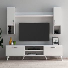 Sektsioonkapp Kalune Design TVU0201, valge, 35 cm x 180 cm