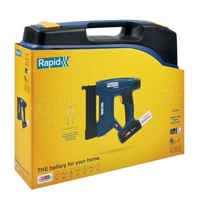 Naelapüstol Rapid BTX606, 18 V, 2.120 kg