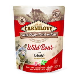 Mitrā barība (konservi) suņiem Carnilove 9239328, tītara gaļa/meža cūkas gaļa, 0.3 kg