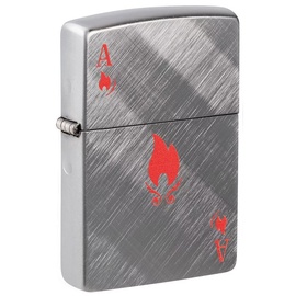 Зажигалка Zippo 48451 Ace Design, серебристый