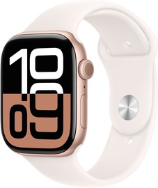 Nutikell Apple Watch Series 10 GPS 46mm Case Light Blush Sport Band S/M, rose gold aluminium