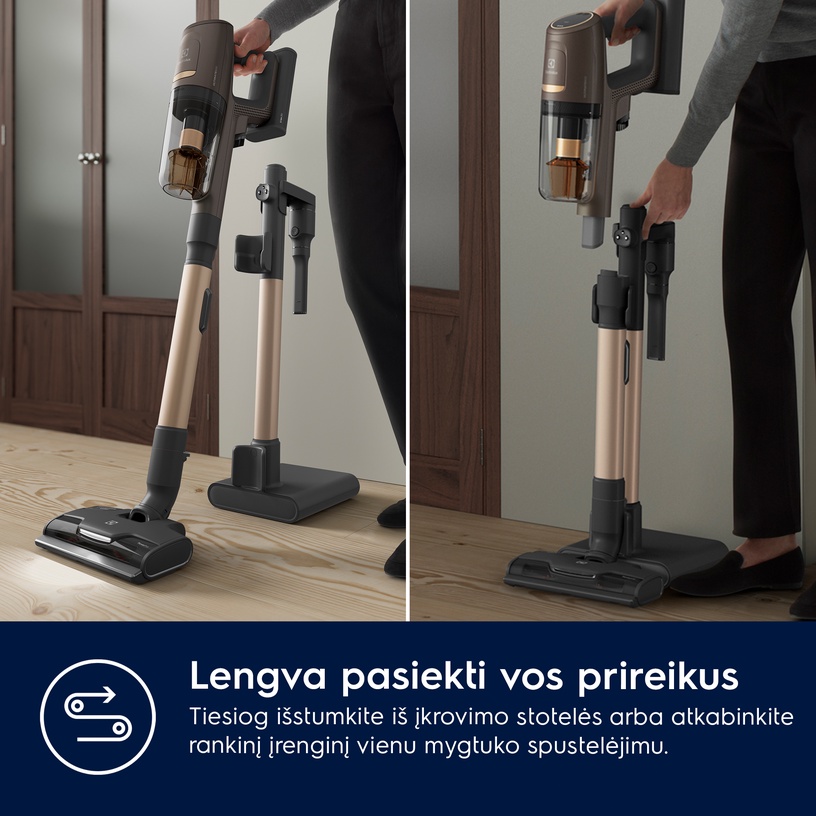 Putekļsūcējs - slota Electrolux 800 serija „Ultimate“ EcoLine EP81U25ULT, 2500 mAh