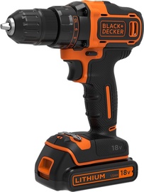 Puur koos akuga Black & Decker BDCDD186-QW, 18 V, 1.5 Ah