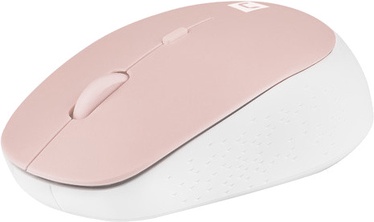 Kompiuterio pelė Natec Harrier 2 bluetooth, balta/rožinė