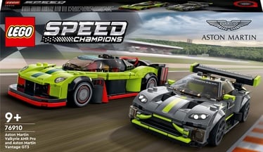 Konstruktor LEGO® Speed Champions Aston Martin Valkyrie AMR Pro ja Aston Martin Vantage GT3 76910
