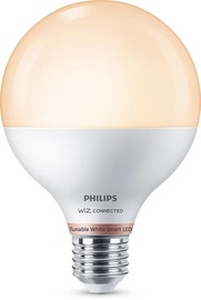Spuldze Philips Wiz LED, G95, regulējama baltā gaisma, E27, 11 W, 1055 lm