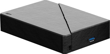 Cietais disks Silicon Power Stream S07, HDD, 8 TB, melna