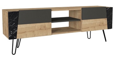 TV-laud Kalune Design Fanten, tamm/antratsiit, 150 cm x 36.8 cm x 52 cm