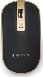 Kompiuterio pelė Gembird MUSW-4B-06_BG nano usb, aukso/juoda