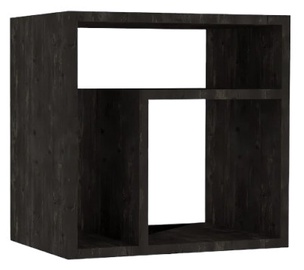 Журнальный столик Kalune Design Dakota, антрацитовый, 50 см x 29.6 см x 50 см