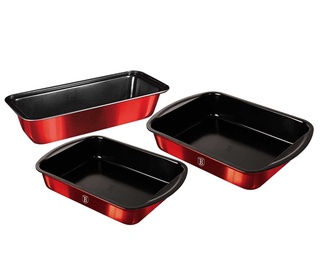 Komplekt Berlinger Haus BH-7629, 40 cm x 28.5 cm, must/punane, 3 tk