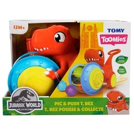 Bīdamā rotaļlieta Tomy Jurrassic World Pic & Push T. Rex