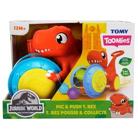 Игрушка-каталка Tomy Jurrassic World Pic & Push T. Rex E73254, 40 см