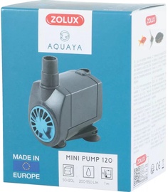 Vandens siurblys Zolux Mini Pump 120, 50 - 120 l, juoda, 39 cm
