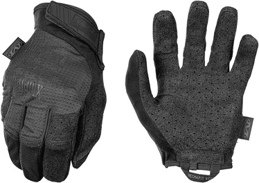 Darba cimdi pirkstaiņi Mechanix Wear Specialty Vent MSV-55-009, tekstilmateriāls/ādas imitācija/neilons, melna, M, 2 gab.