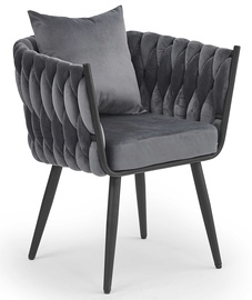 Кресло Avatar 2, 67 cm x 55 cm x 77 cm, черный/серый (поврежденная упаковка)