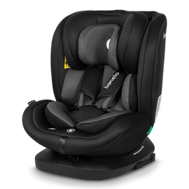 Bērnu autokrēsls Lionelo Bastiaan I-Size, melna/pelēka, 0 - 36 kg