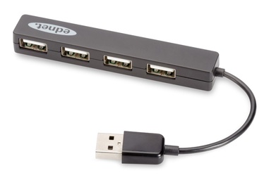 USB jaotur Ednet USB 2.0 Hub 4-Port Plug & Play, must