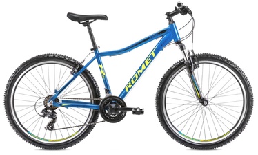 Велосипед горный Romet Rambler R6.1 JR, 26 ″, 17" (42 cm) рама, синий/черный/зеленый