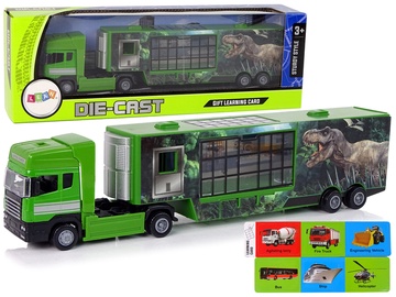 Rotaļu kravas automašīna Lean Toys, zaļa