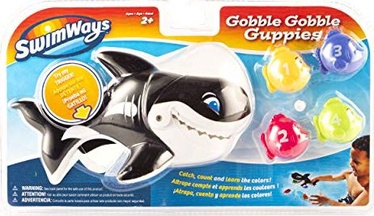 Набор игрушек для ванной Spin Master SwimWays Gobble Gobble Guppies, многоцветный, 5 шт.