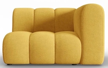 Элемент модульного дивана Micadoni Home Lupine, желтый, правый, 144 x 87 см x 70 см