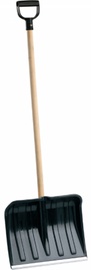 Lumelabidas Form Plastic Snow Shovel With Wooden Handle, 395 mm x 320 mm, plastik