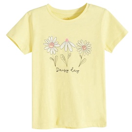 T-krekls pavasaris/vasara, meitenēm Cool Club CCG2811318, dzeltena, 104 cm