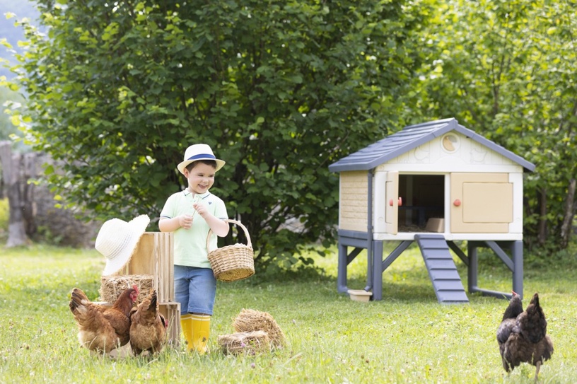 Клетка для птиц Smoby Chicken Coop 7600890100, 1280 мм x 1210 мм x 1080 мм