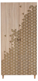 Riidekapp Kalune Design Stil 120, sonoma tamm, 52 cm x 90 cm x 192 cm