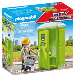 Konstruktorius Playmobil Portable Toilet 71435, plastikas