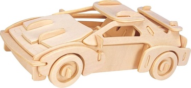 Koka puzle G3 Gepetto Race Car 324974, 6.5 cm, koka
