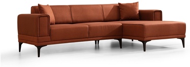 Kampinė sofa - lova Atelier Del Sofa Horizon, raudona, dešininė, 250 x 140 cm x 77 cm