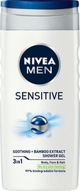 Dušas želeja Nivea Sensitive 3In1, 250 ml