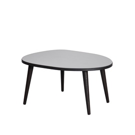 Журнальный столик Kalune Design Gusto, черный/серый, 55 см x 75 см x 38 см