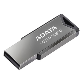 USB zibatmiņa Adata UV350, metāliska, 128 GB