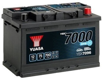 Аккумулятор Yuasa YBX7096, 12 В, 75 Ач, 700 а