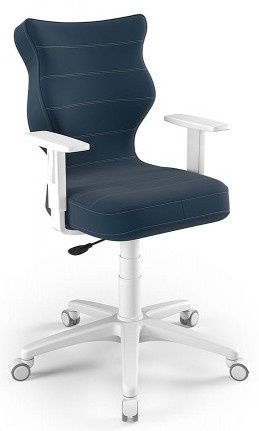Детский стул Duo White VT24 Size 6, 40 x 42.5 x 89.5 - 102.5 см, белый/темно-синий