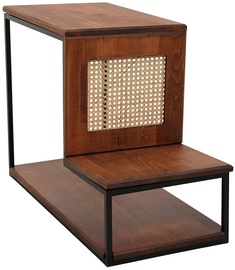 Журнальный столик Kalune Design 1039-1, ореховый, 80 см x 37 см x 57 см