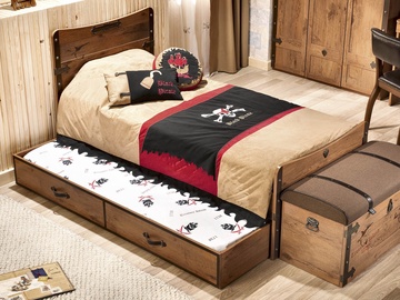 Детская кровать Kalune Design Pirate 813CLK2211, многоцветный, 193 x 95 см