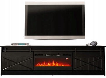 TV-laud Cama Meble RTV Granero, must, 35 cm x 200 cm x 56.7 cm