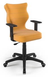 Bērnu krēsls Duo Black VT35 Size 5, 40 x 40 x 86 - 99 cm, melna/dzeltena