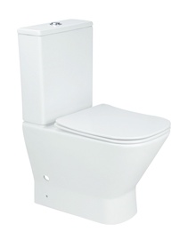 Туалет, напольный Domoletti MT621, с крышкой, 36.5 мм x 60.5 мм